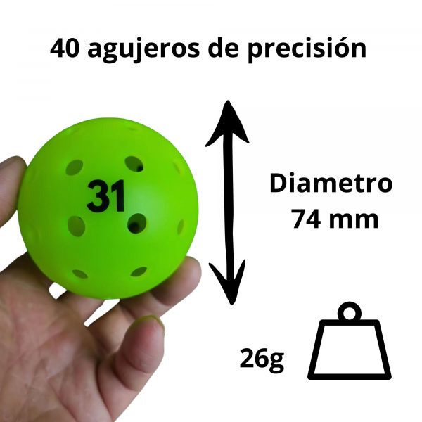 BOLAS PICKLEBALL 40